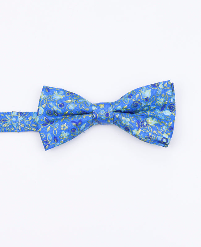 Noeud Papillon Liberty Bleu n°3 Enfant en Coton | Gaspard - Unipap's