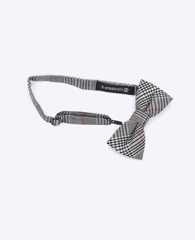 Barnfluga Tartan Grå n°3 i Bomull «Marcel»