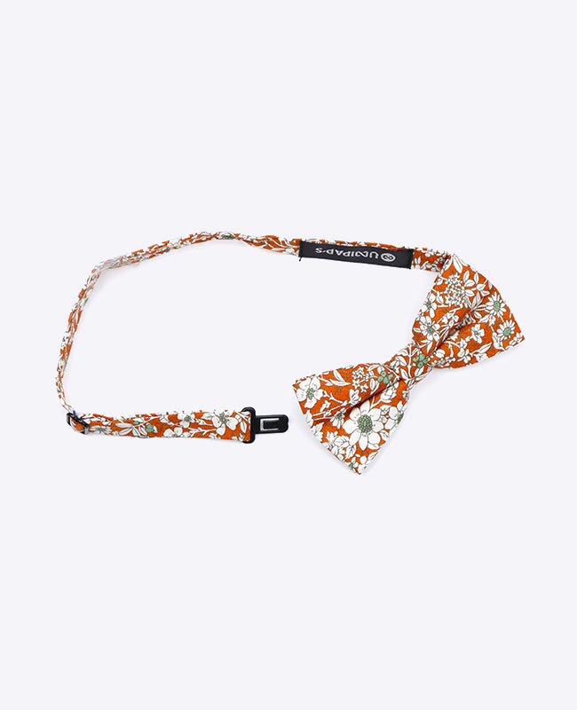 Noeud Papillon Liberty Orange Enfant en Coton | Clovis - Unipap's