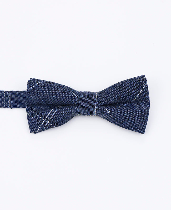 Noeud Papillon Tartan Bleu Enfant en Coton | Marcel - Unipap's