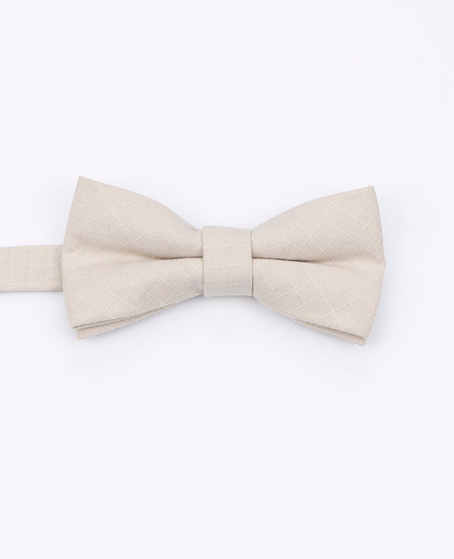 Beige fluga i bomull 