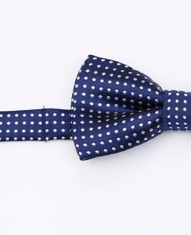 Noeud Papillon Bleu n°1 à Pois Enfant en Polyester | Louis - Unipap's