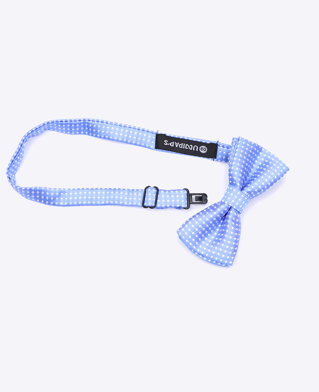Blå prickig barnfluga i polyester | Louis - Unipap's