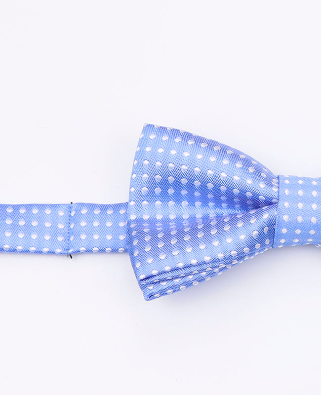 Blå prickig barnfluga i polyester | Louis - Unipap's