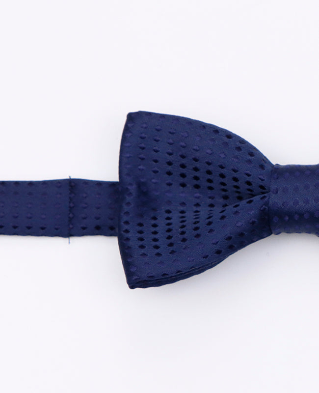 Noeud Papillon Bleu n°3 à Pois Enfant en Polyester | Louis - Unipap's