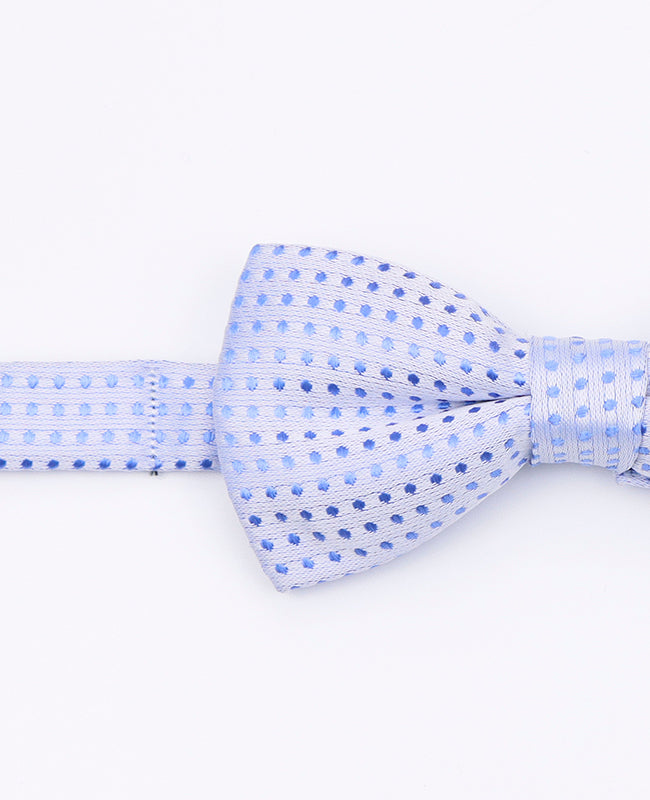 Noeud Papillon Bleu n°6 à Pois Enfant en Polyester | Louis - Unipap's