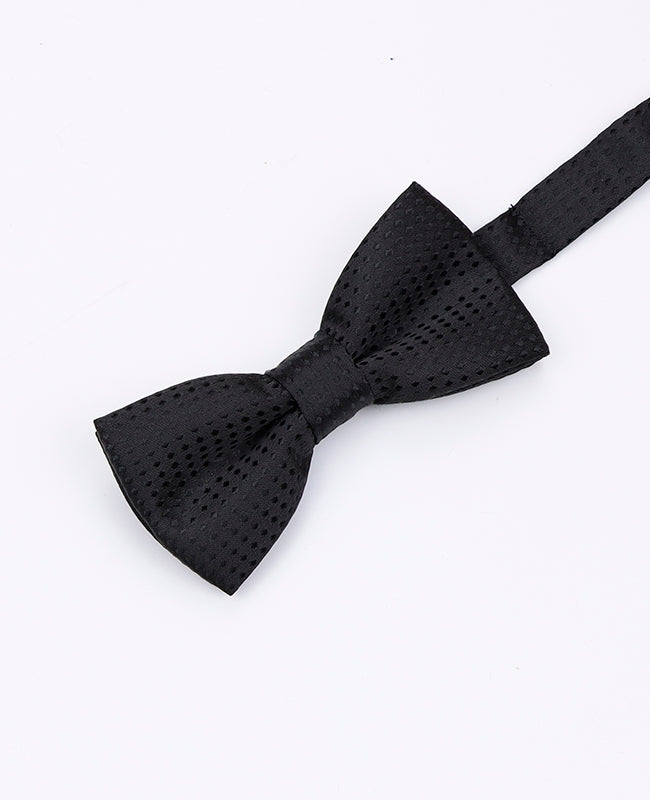 Noeud Papillon Noir n°1 à Pois Enfant en Polyester | Louis - Unipap's