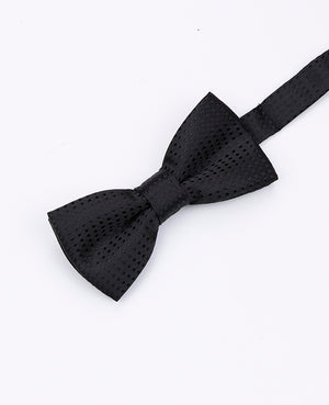 Noeud Papillon Noir n°1 à Pois Enfant en Polyester | Louis - Unipap's