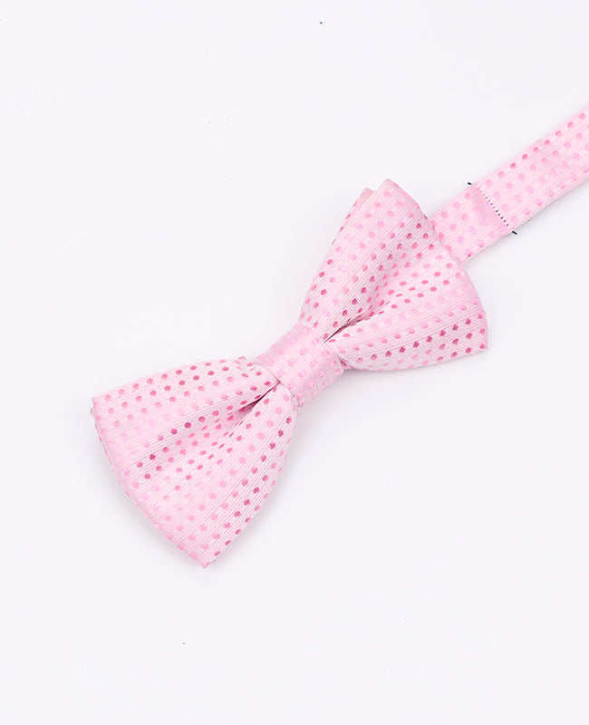 Fluga Rosa n°3 med Prickar Barn i Polyester | Louis - Unipap's