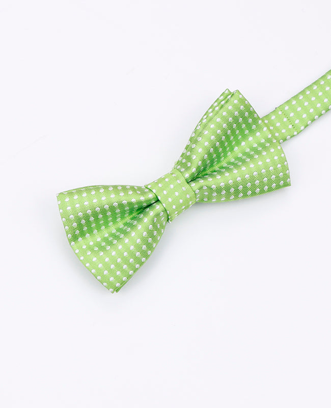 Grön prickig barnfluga i polyester | Louis - Unipap's