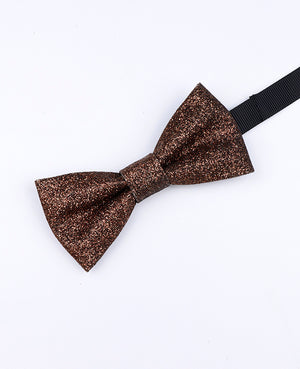 Brun Glitterrosett Barn i Polyester «Olive»