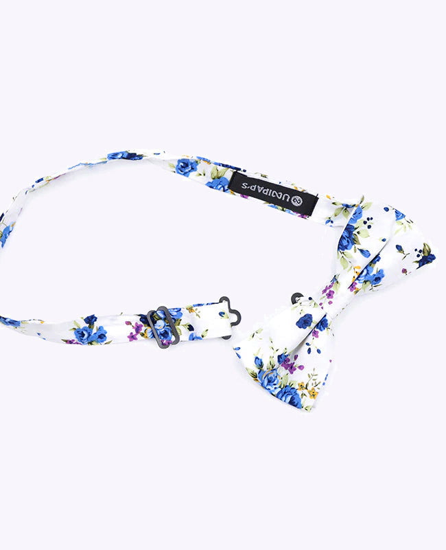 Noeud Papillon Liberty Blanc n°3 Homme en Coton