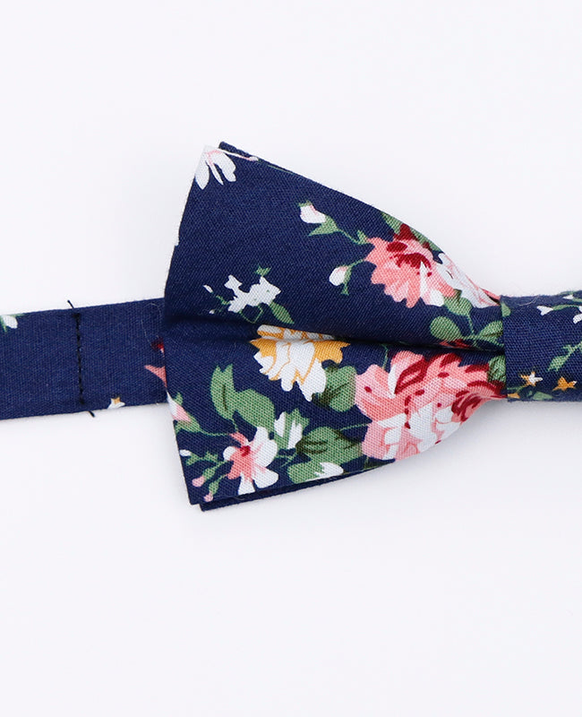 Noeud Papillon Liberty Bleu n°2 Homme en Coton | Charles - Unipap's