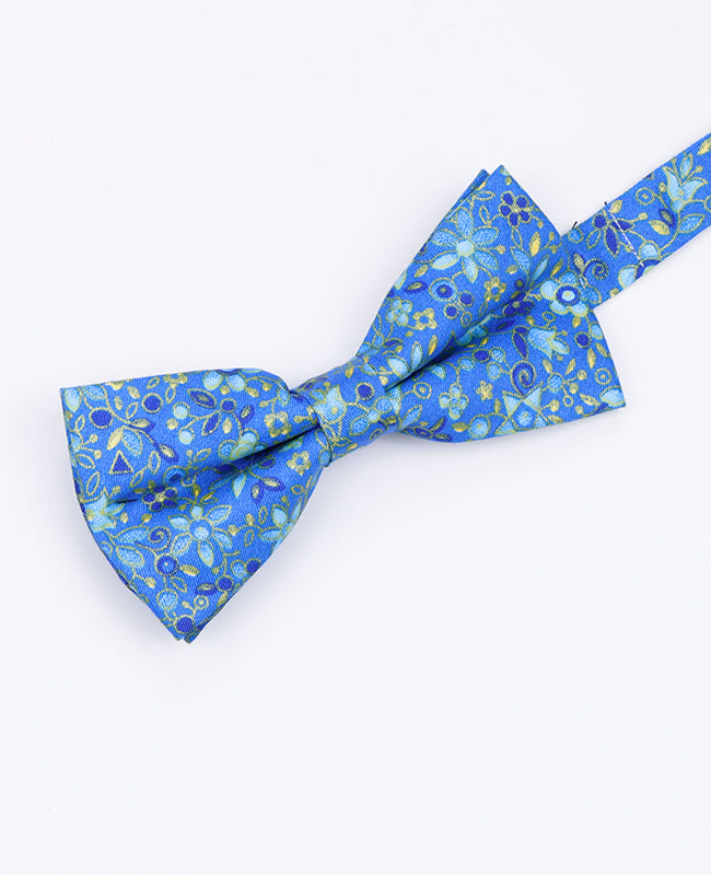 Noeud Papillon Liberty Bleu n°3 Homme en Coton | Gaspard - Unipap's