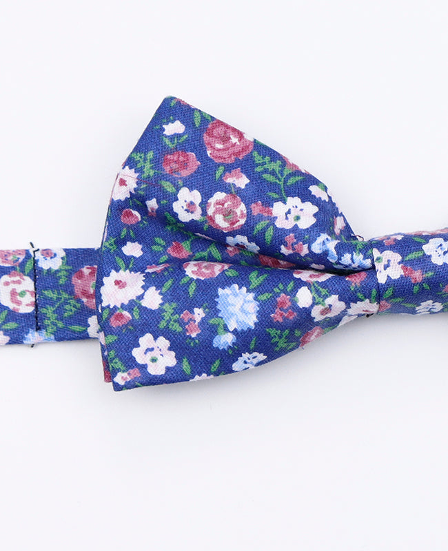 Noeud Papillon Liberty Bleu n°7 Homme en Coton | Gaspard - Unipap's