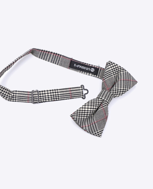 Fluga Tartan Gris n°3 Herr i Bomull «Marcel»