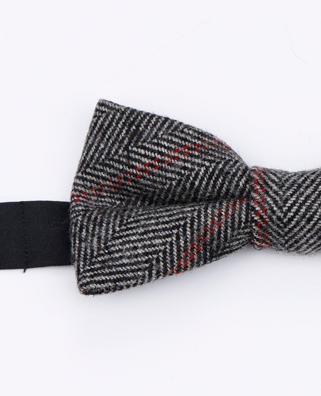 Noeud Papillon Tartan Gris n°4 Homme en Laine | Norbert - Unipap's