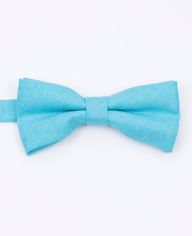 Noeud Papillon Bleu n°1 Homme en Lin | Basile - Unipap's