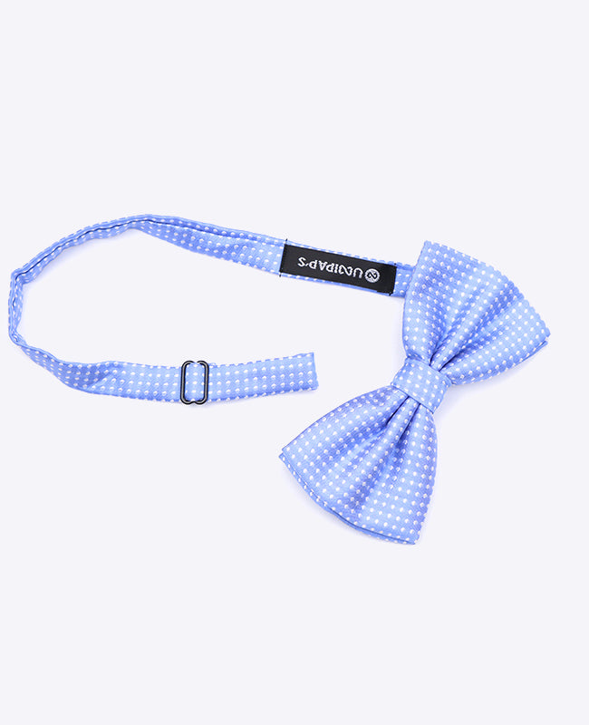 Blå Prickig Herr Fluga i Polyester | Louis - Unipap's