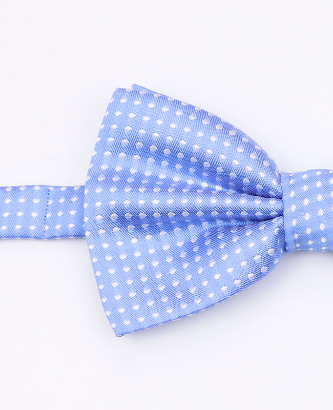 Blå Prickig Herr Fluga i Polyester | Louis - Unipap's