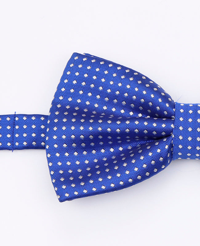Blå Prickig Fluga i Polyester | Louis - Unipap's