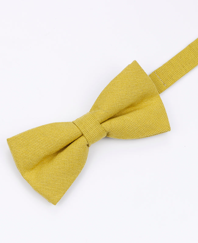 Noeud Papillon Jaune Homme en Coton | Edgard | Unipap's