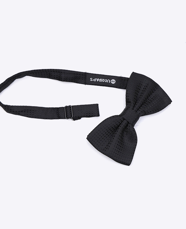 Svart Prickig Fluga för Herr i Polyester | Louis - Unipap's