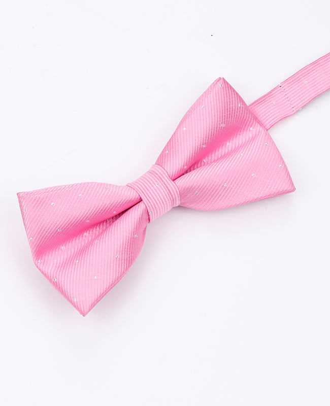 Fluga Rosa med Prickar Herr i Polyester | Georges - Unipap's