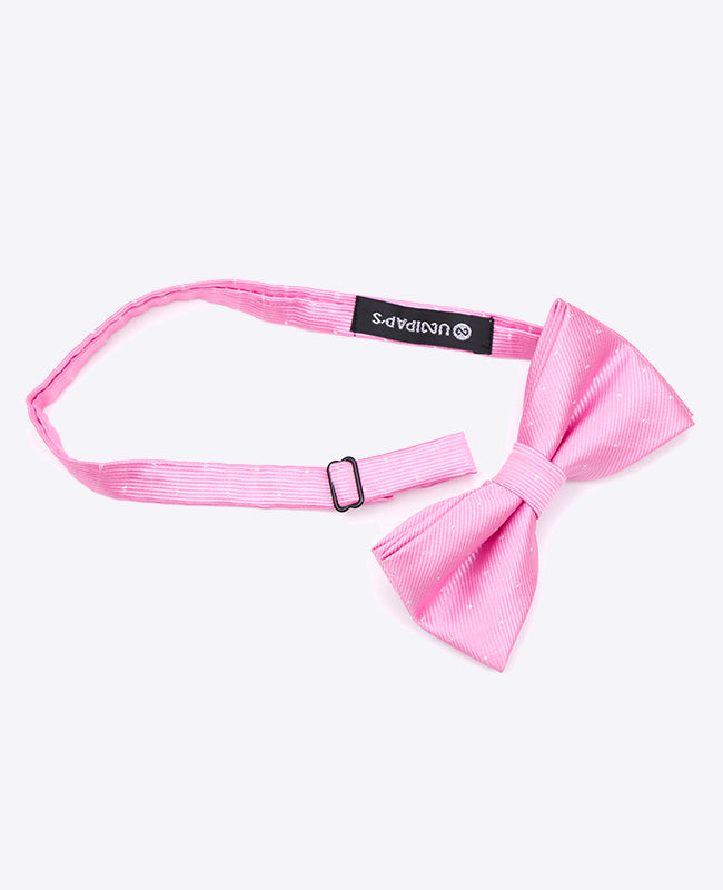 Fluga Rosa med Prickar Herr i Polyester | Georges - Unipap's