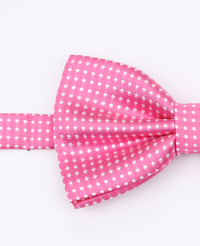 Rosa Prickig Fluga för Herr i Polyester | Louis - Unipap's