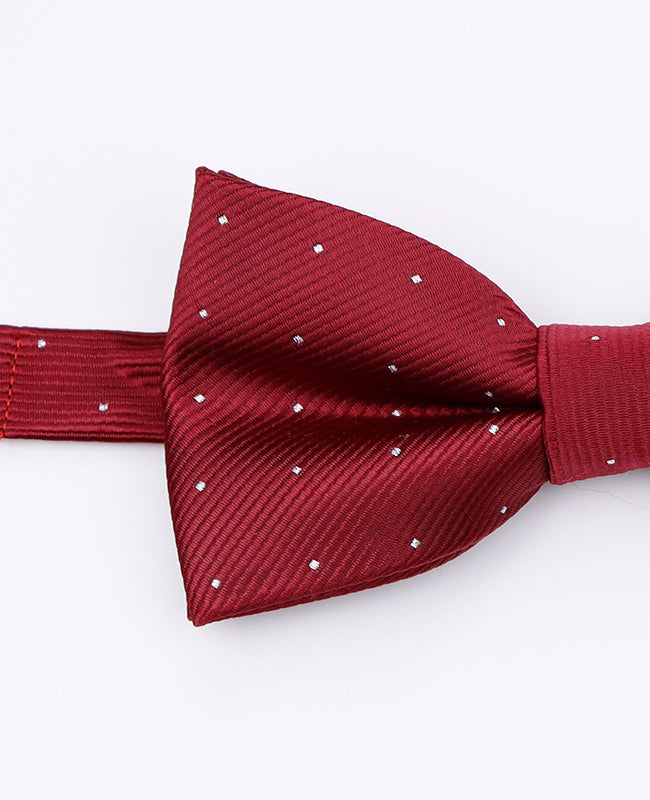 Fluga Röd n°1 med Prickar Herr Polyester | Georges - Unipap's