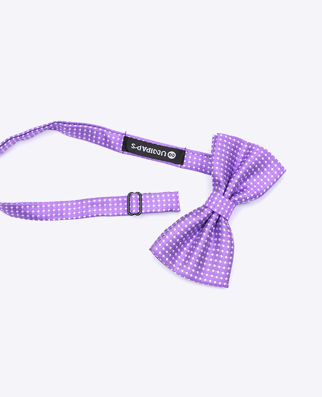Lila Prickig Fluga n°1 Herr i Polyester | Louis - Unipap's