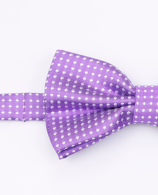 Lila Prickig Fluga för Herr i Polyester | Louis - Unipap's