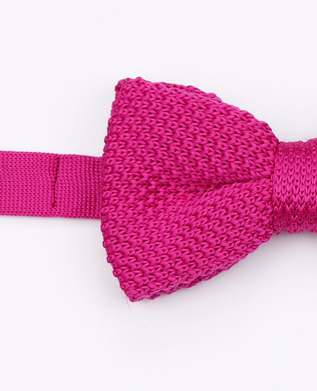 Noeud Papillon Rose n°1 Homme en Tricot «Léon»