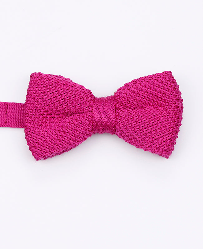 Noeud Papillon Rose n°1 Homme en Tricot «Léon»