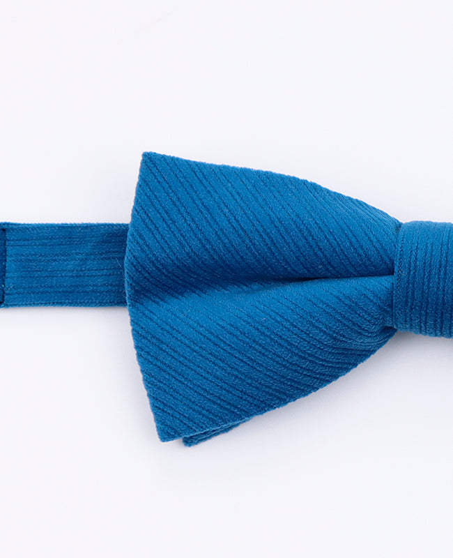 Noeud Papillon Bleu n°2 Homme en Velours | Marius - Unipap's