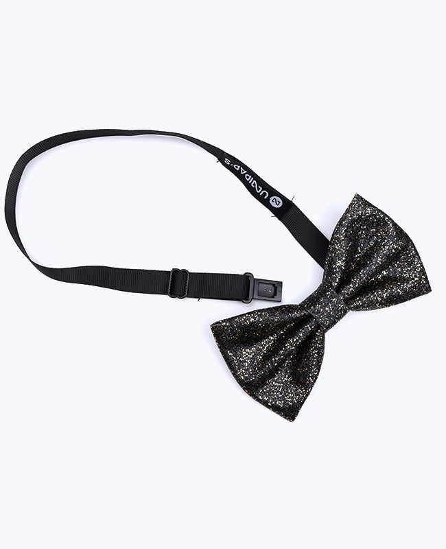 Noeud Papillon à Paillettes Noir n°2 Homme en Polyester «Olive»