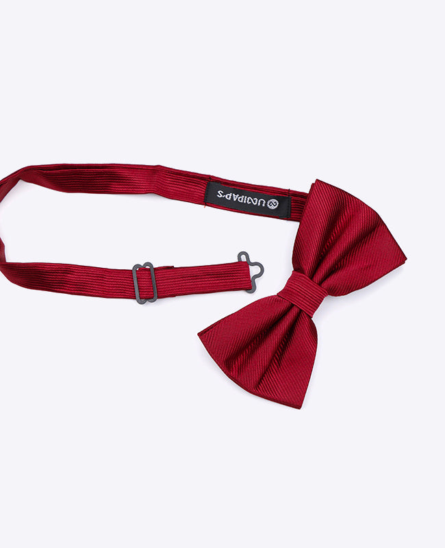 XL röd fluga nr 1 herr i polyester | Lucien - Unipap's