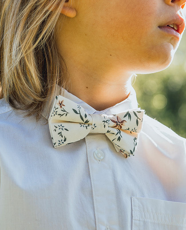 Fluga Liberty Vit nr 8 Barn Bomull «Charles»