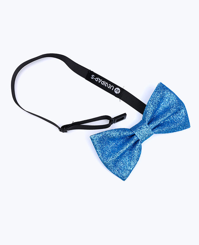 Noeud Papillon à Paillettes Bleu n°2 Homme en Polyester «Olive»