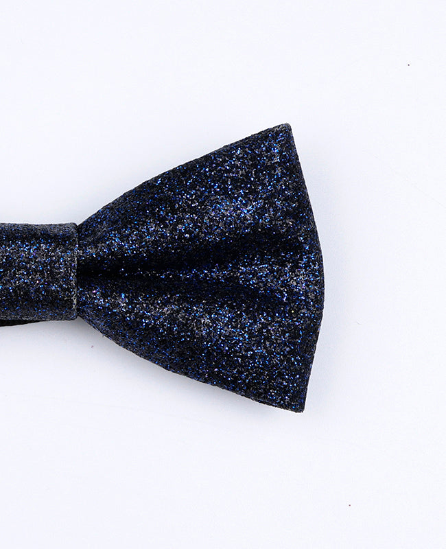 Blå Glitter Fluga Nr 4 Barn i Polyester «Olive»