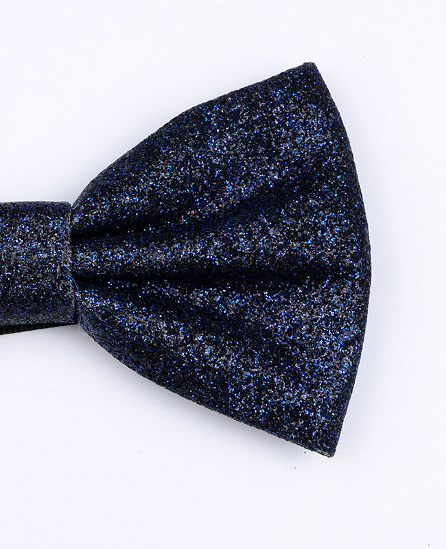 Noeud Papillon à Paillettes Bleu n°4 Homme en Polyester «Olive»