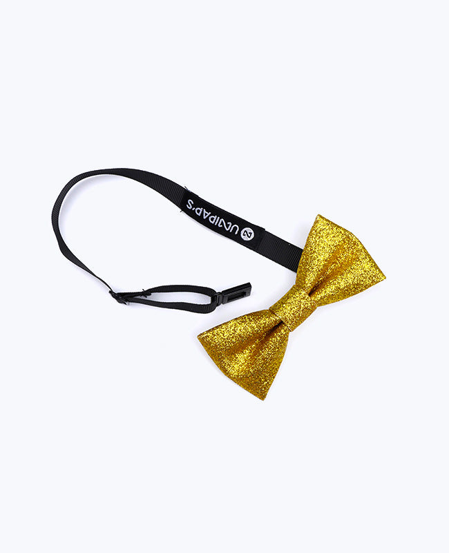 Fluga med guldglitter n°1 barn i polyester «Olive»