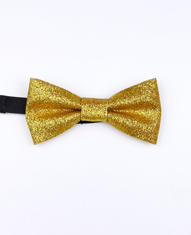 Fluga med guldglitter n°1 barn i polyester «Olive»