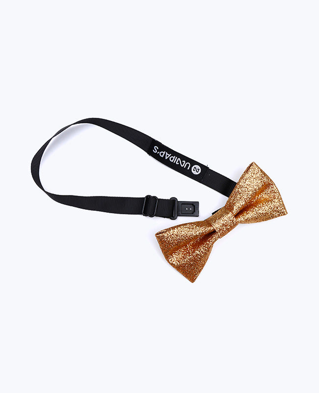 Noeud Papillon à Paillettes Doré n°2 Enfant en Polyester «Olive»