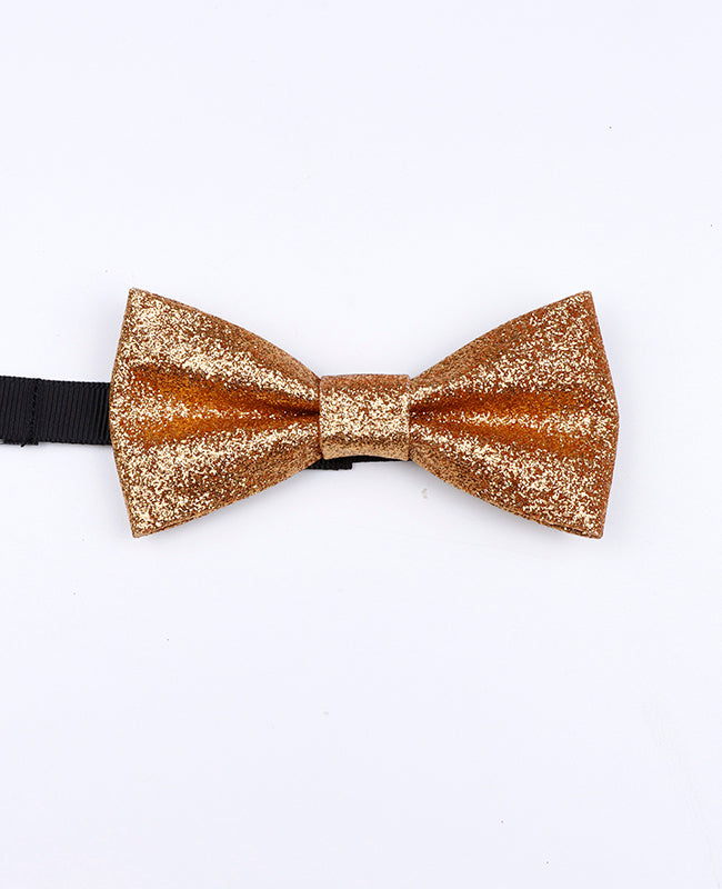 Noeud Papillon à Paillettes Doré n°2 Enfant en Polyester «Olive»