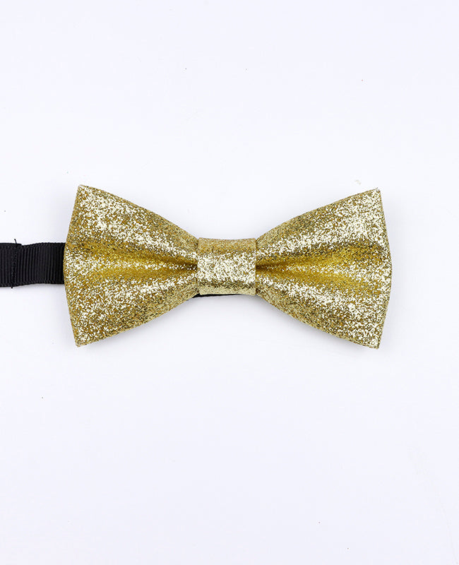 Noeud Papillon à Paillettes Doré n°3 Enfant en Polyester «Olive»