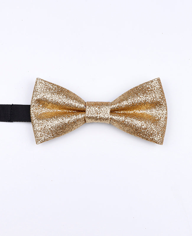 Noeud Papillon à Paillettes Doré n°4 Enfant en Polyester «Olive»