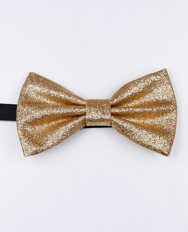 Noeud Papillon à Paillettes Doré n°4 Homme en Polyester «Olive»