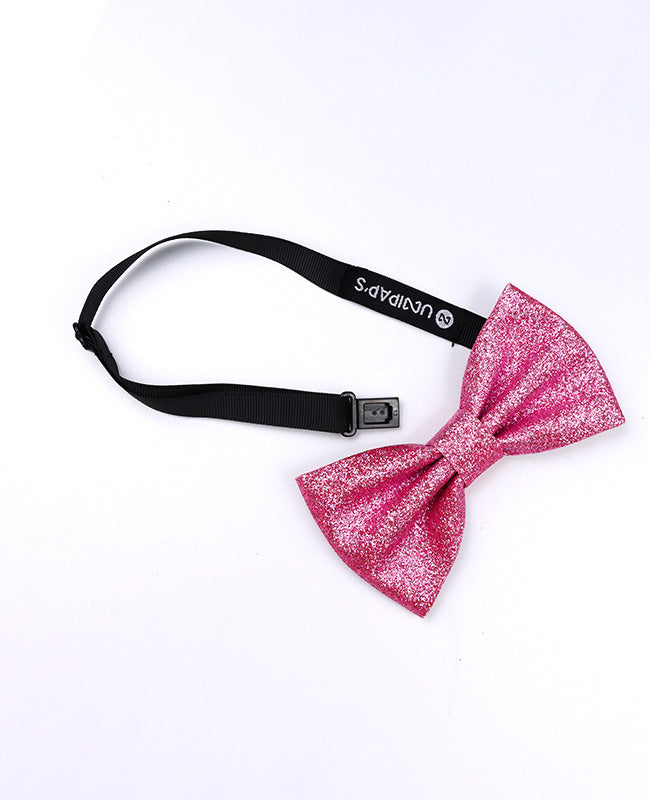 Noeud Papillon à Paillettes Rose n°2 Homme en Polyester «Olive»